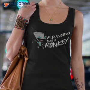 Invader Zim Gir I’m Dancing Like A Monkey Portrait Shirt