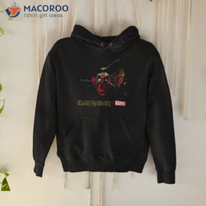 iron maiden x marvel can i play with madness deadpool tee hoodie