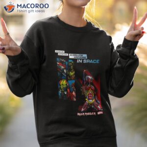 iron maiden x marvel somewhere in time guardians of the galaxy tee sweatshirt 2