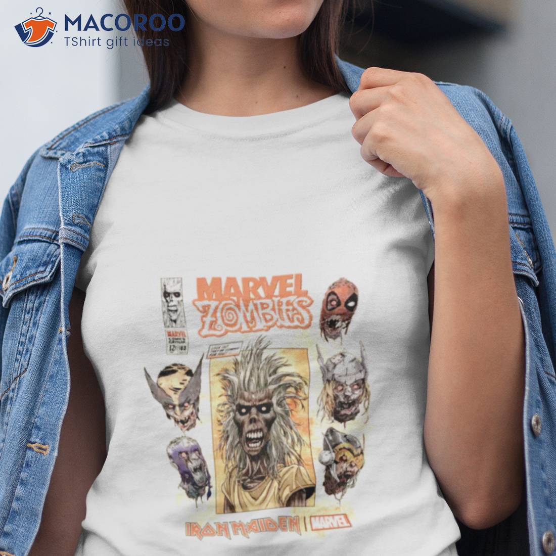 Iron Maiden X Marvel Zombies Tee Iron Maiden X Marvel Zombies Tee