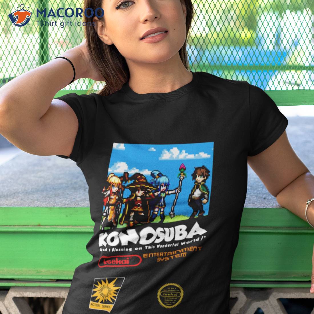 Isekai Pixel Game Retro Konosuba Shirt Isekai Pixel Game Retro Konosuba Shirt