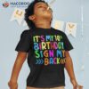 It’s My 10th Birthday Sign Back Funny 10 Yrs Shirt