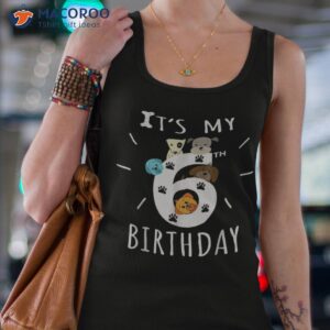 It's My 6th Birthday Dog Lover Theme 6 Years Old Puppy Shirt 2 it s my 6th birthday dog lover theme 6 years old puppy shirt tank top 4