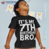 It’s My 7th Birthday Bro Seventh B-day Party For Boys Girls Shirt