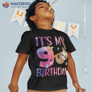 it s my 9th birthday ninth anniversary 9 year old bday shirt tshirt