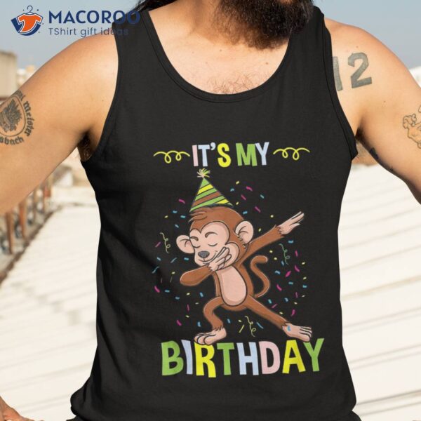 Its My Birthday Monkey Shirt