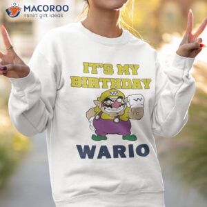 its my birthday wario shirt sweatshirt 2