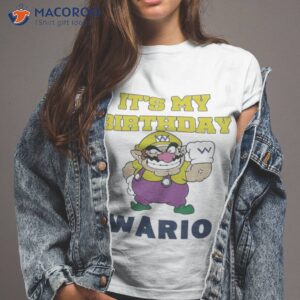 its my birthday wario shirt tshirt 2