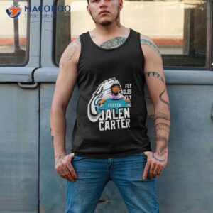 jalen carter fly eagles fly philadelphia eagles 2023 shirt tank top 2