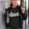 Janet Name Personalized Vintage Retro Sport Shirt