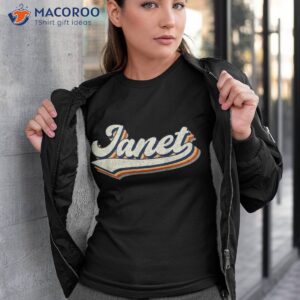 janet name personalized vintage retro sport shirt tshirt 3