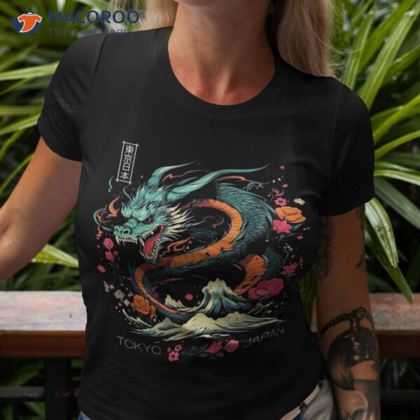 Japanese Aesthetic Dragon Tokyo Japan Asian Manga Shirt