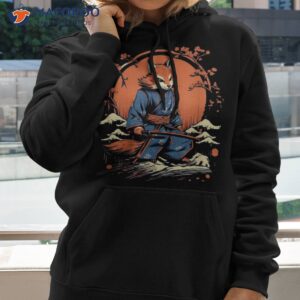 japanese art fox ninja ukiyo e anime samurai shirt hoodie 2