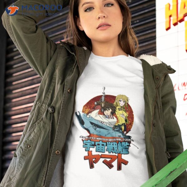 Japanese Comic Art Star Blazers Shirt