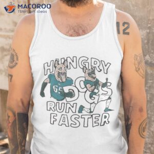 jason kelce hungry dogs run faster 2023 shirt tank top