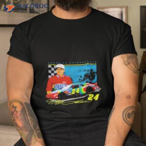 jeff gordon hendrick motorsports team collection legends car shirt tshirt