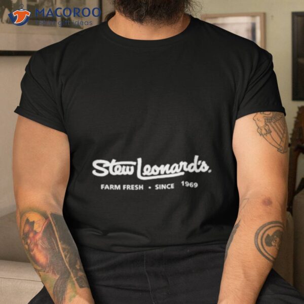 Jersey Jerry Stew Leonard’s Farm Fresh Since 1969 Shirt
