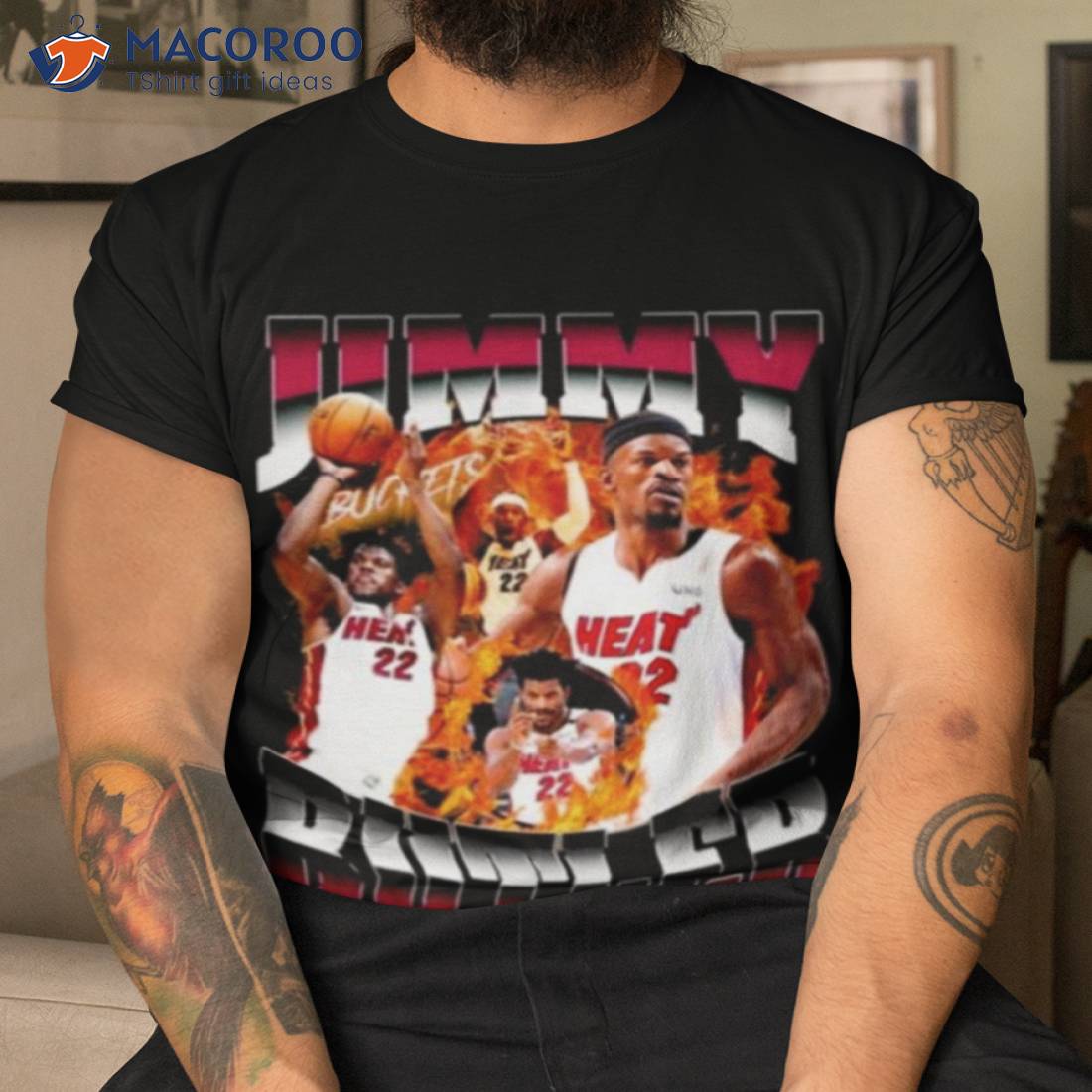 Jimmy Buckets Miami Heat Vintage Style Rap Tee Essential T-Shirt