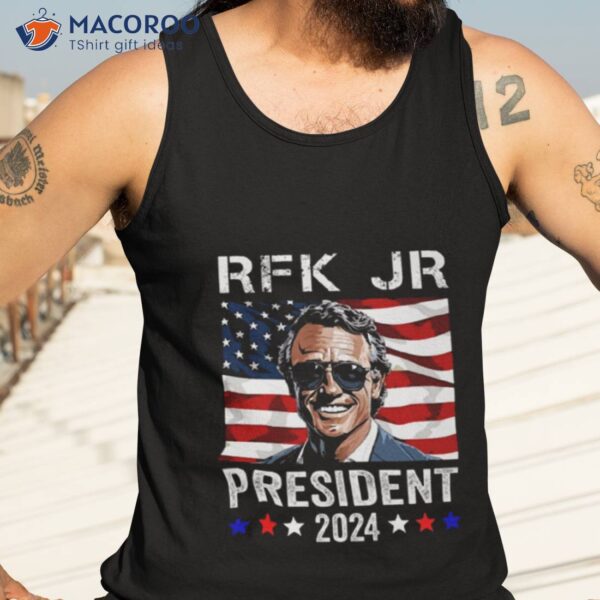 John F. Kennedy For President 2024 American Flag Shirt