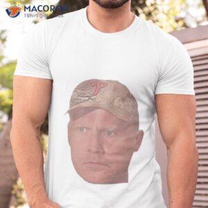 jordie jordan wearing jeff ridgway psycho dad face shirt tshirt