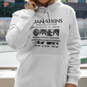 juan atkins flyer shirt hoodie