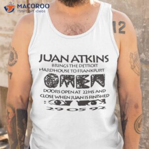 juan atkins flyer shirt tank top 1