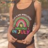 Just A Girl Who Loves Christmas In July Rainbow Shirt