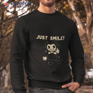 just smile bendy game shirt sweatshirt