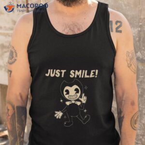 just smile bendy game shirt tank top