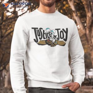 justice and toy shirt sweatshirt 1