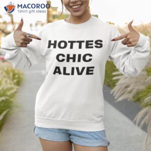 kaliii wearing hottest chic alive shirt sweatshirt