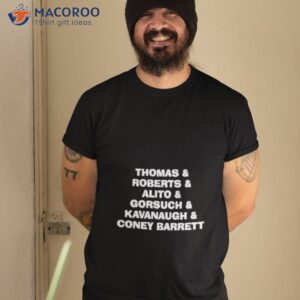 katie pavlich thomas roberts alito gorsuch kavanaugh coney barrett shirt tshirt 2