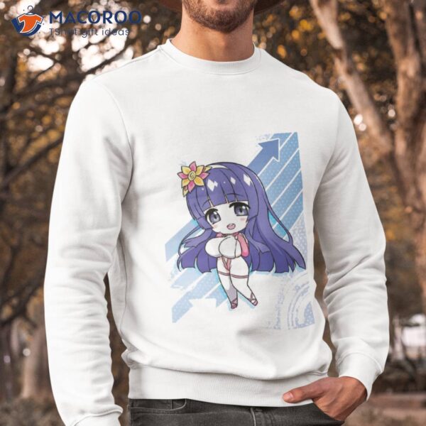 Kawaii Anime Chibi Flower Girl Shirt