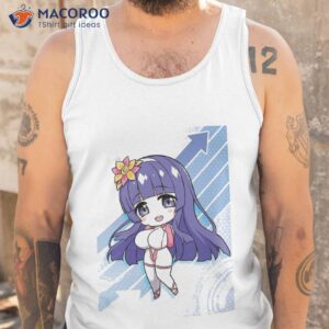 kawaii anime chibi flower girl shirt tank top