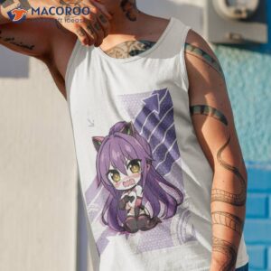 kawaii anime gamer girl shirt tank top 1