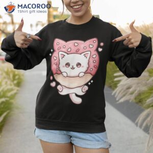 kawaii cat donut anime lover otaku shirt sweatshirt 1