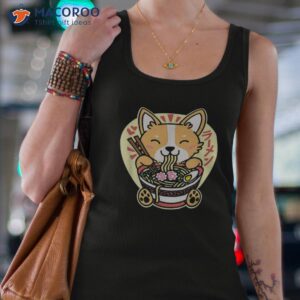 kawaii ra cute anime dog corgi japanese noodles drk shirt tank top 4