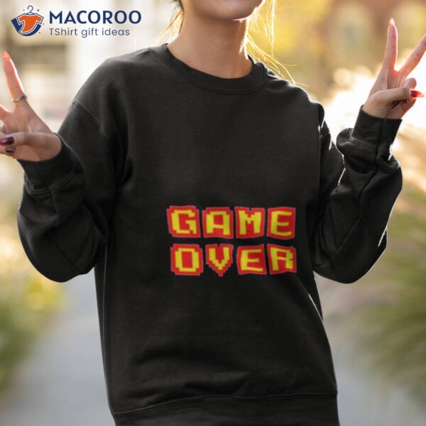 Keith Gill Game Over Retro Video Games Gaming Shirt
