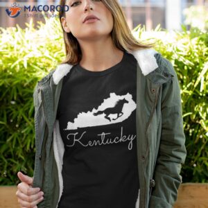 Kentucky Horse Map State Shirt