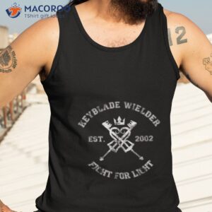 keyblade wielder white kingdom hearts shirt tank top 3