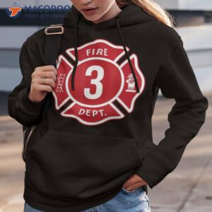 kids fire truck 3rd birthday boy firefighter 3 year old shirt hoodie 3