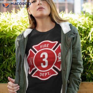 kids fire truck 3rd birthday boy firefighter 3 year old shirt tshirt 4