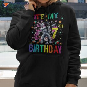 kids it s my 7th birthday astronaut space shirt hoodie