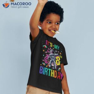 kids it s my 8th birthday astronaut space shirt tshirt 3