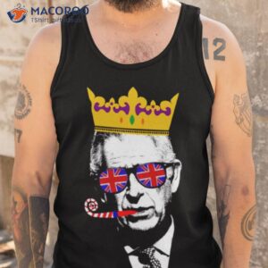 king charles coronation party king shirt tank top