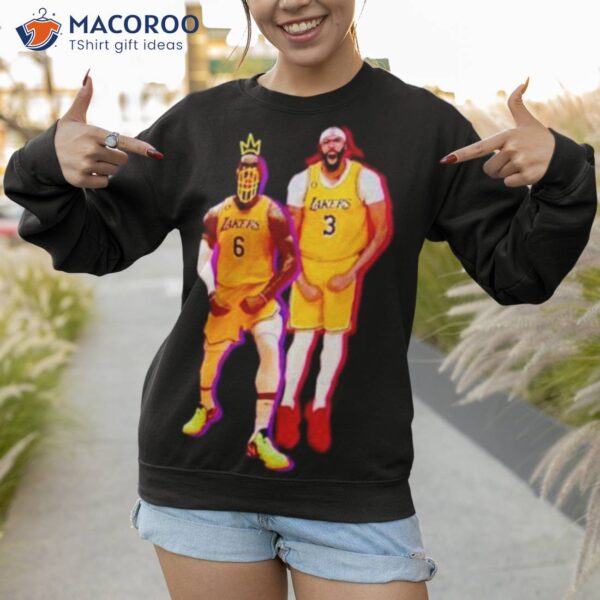 King Lebron James And Anthony Davis La Lakers Shirt