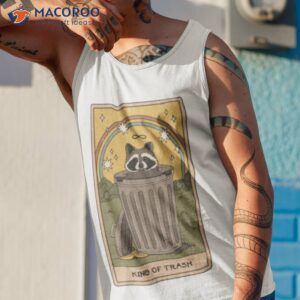 king of trash tarot raccoon shirt tank top 1