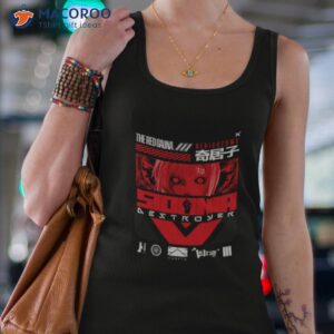 knights of sidonia the red gauna destroyer vector design long shirt tank top 4