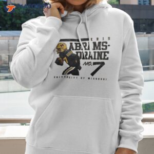 kristopher abrams draine no 7 university of missouri shirt hoodie