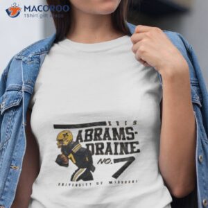 kristopher abrams draine no 7 university of missouri shirt tshirt